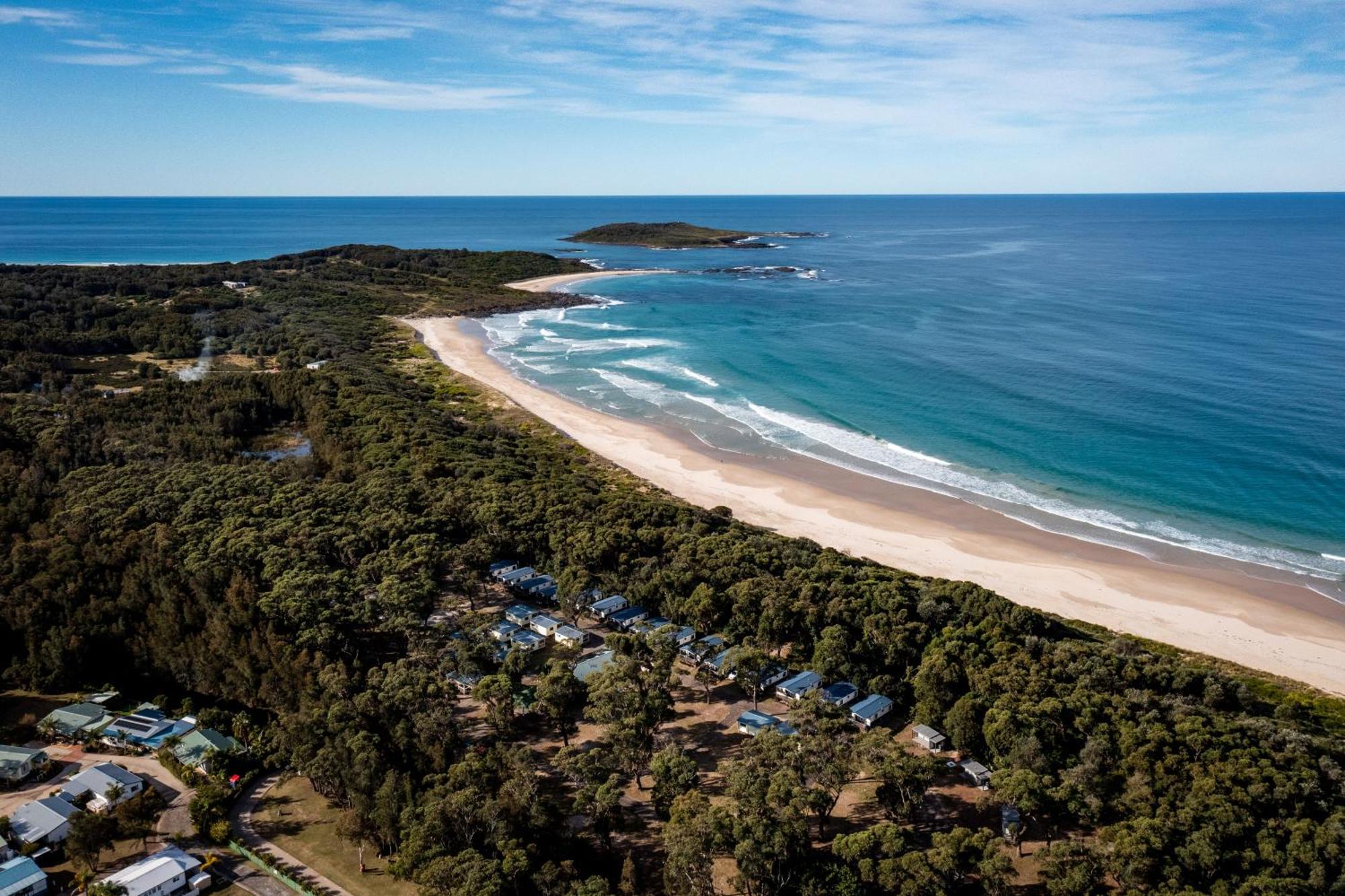Big4 Tasman Holiday Parks - Racecourse Beach Bawley Point Eksteriør billede