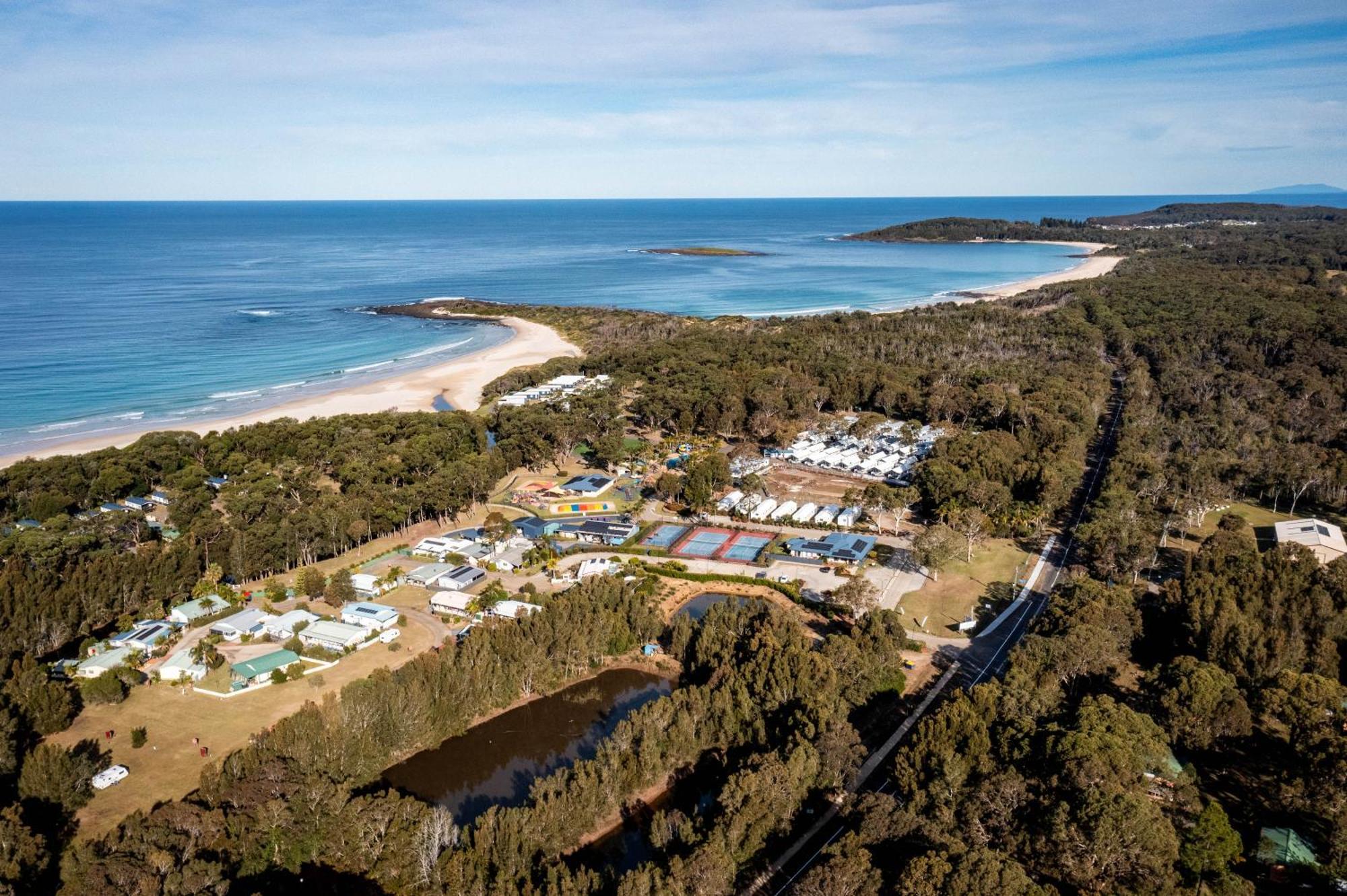 Big4 Tasman Holiday Parks - Racecourse Beach Bawley Point Eksteriør billede