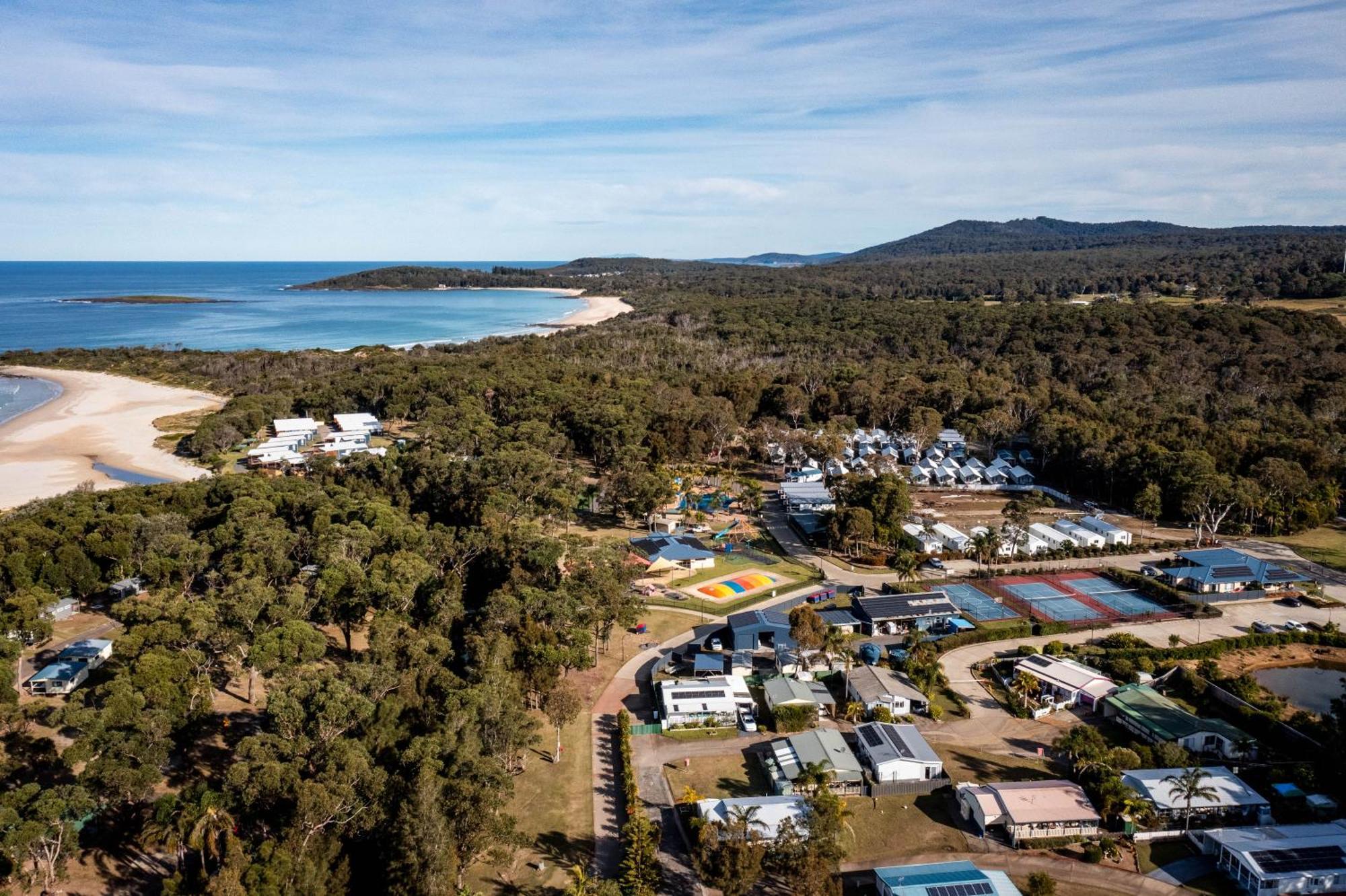 Big4 Tasman Holiday Parks - Racecourse Beach Bawley Point Eksteriør billede